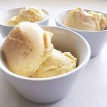 Helado de melocoton
