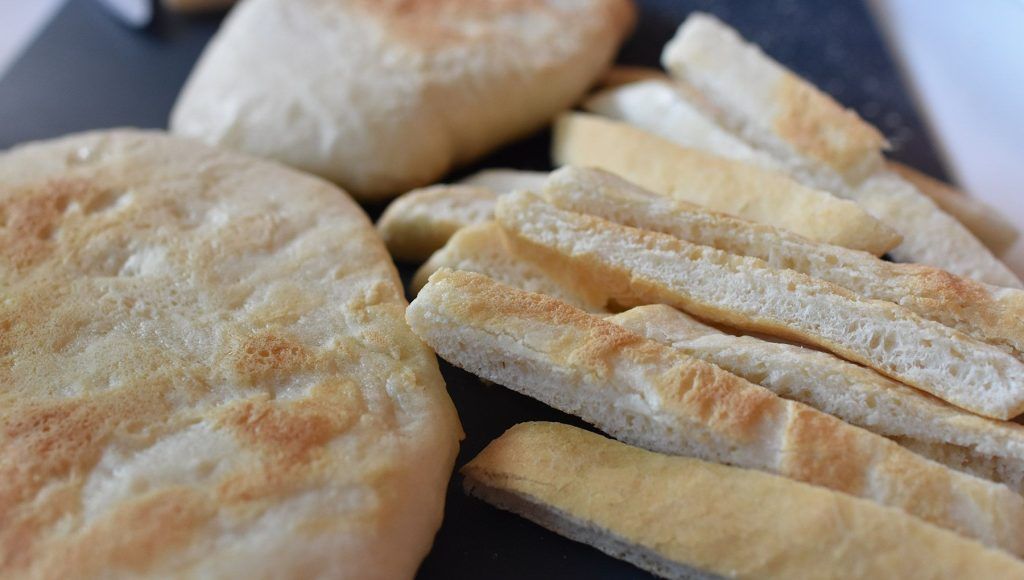 Pan de pita resultado final