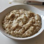 Rissotto de queso con arroz