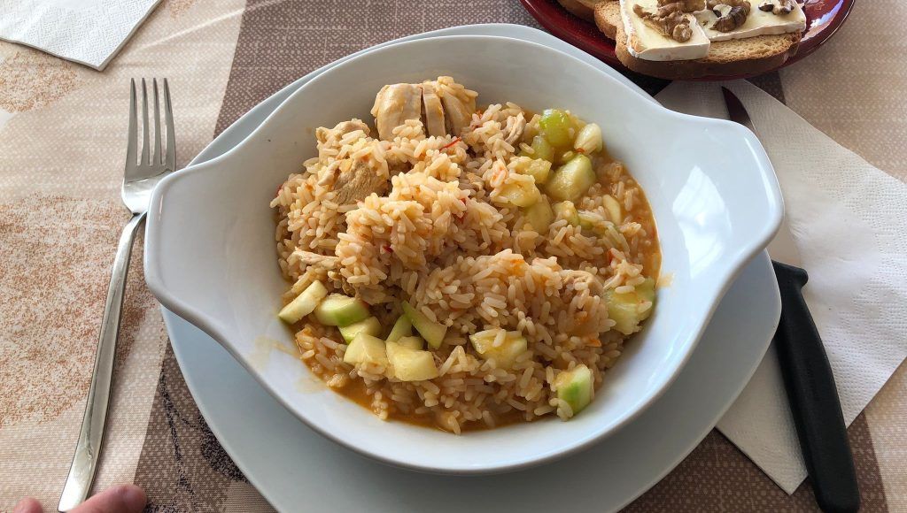 Arroz de pollo con verduras