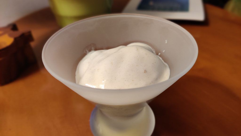 Helado fácil de plátano