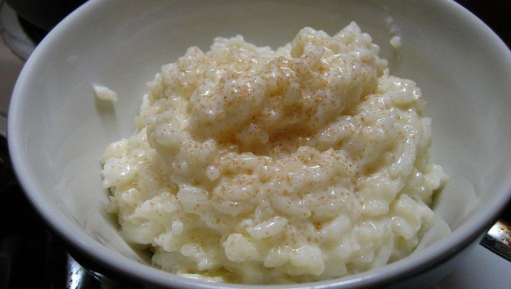 Arroz con leche y un toque de coco