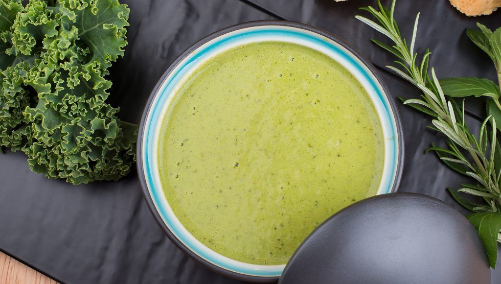 Sopa verde esparragos trigueros