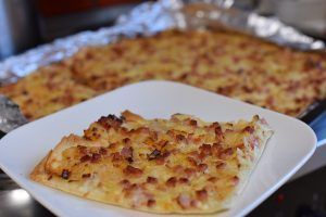 Flammkuchen: la pizza de Alsacia