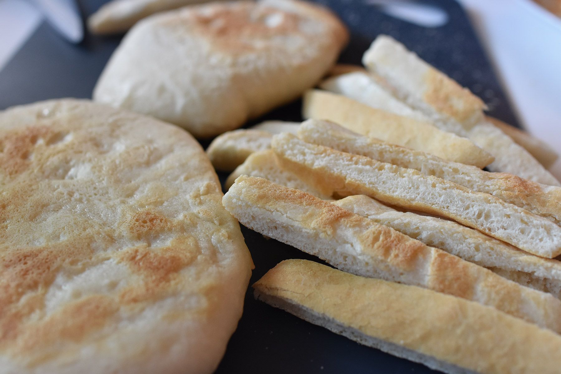 Pan de pita resultado final