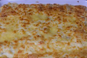 Canelones de pollo y verduras
