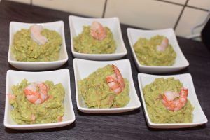 Guacamole de Salmón y Langostinos