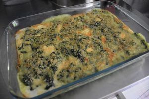 Espinacas con huevos escalfados o poché