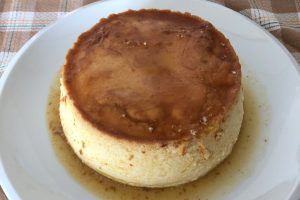 Flan de queso mascarpone