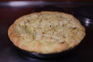 Focaccia con cebolla