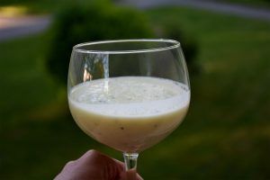 Batido de piña, kiwi y plátano
