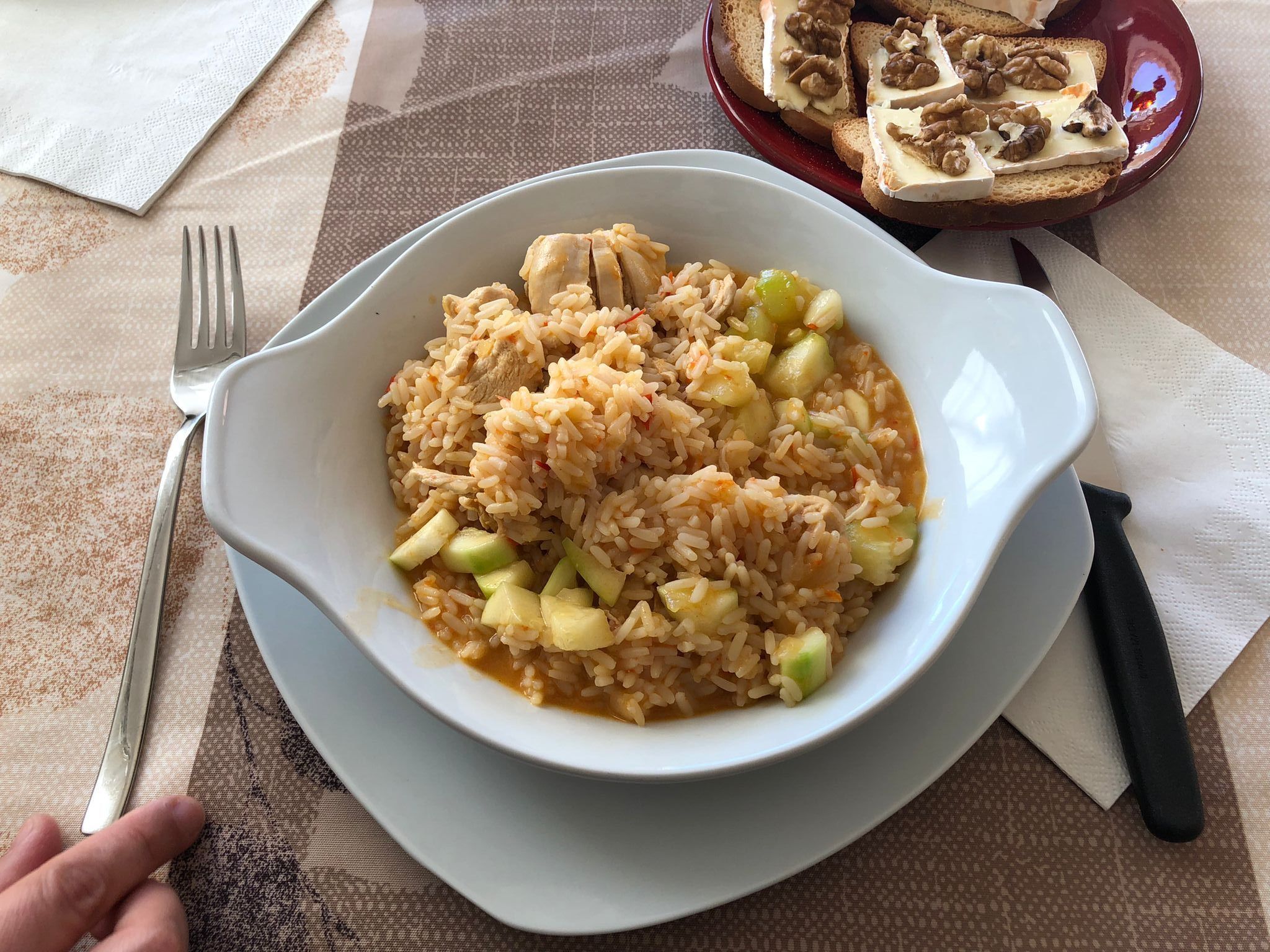 Arroz de pollo con verduras
