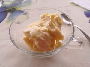 Sorbete de piña y coco
