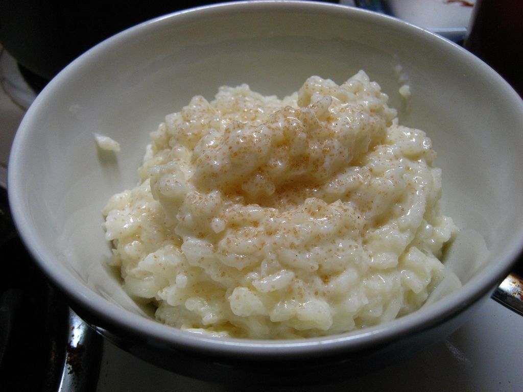 Arroz con leche y un toque de coco