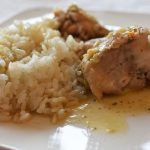 Contramuslos de pollo al ajillo