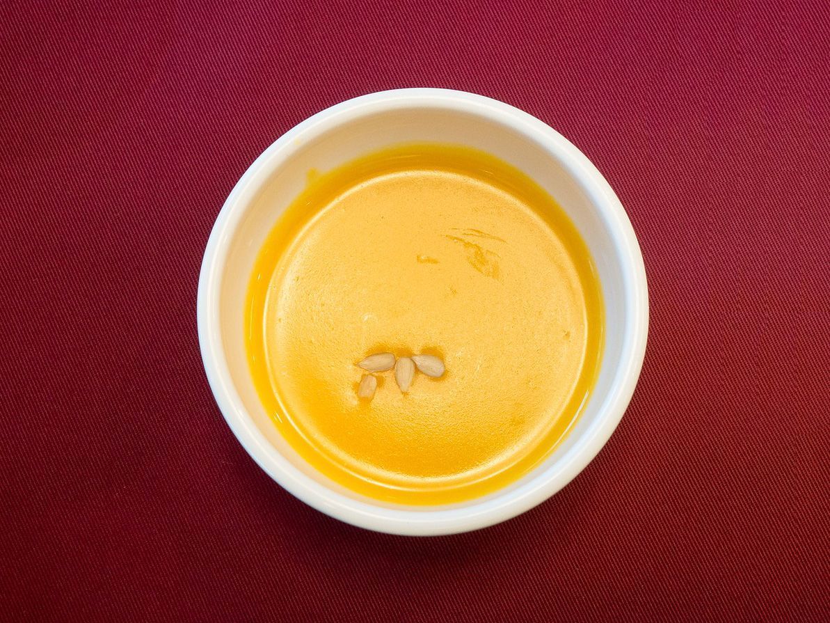 Crema de calabacin, patata y zanahoria